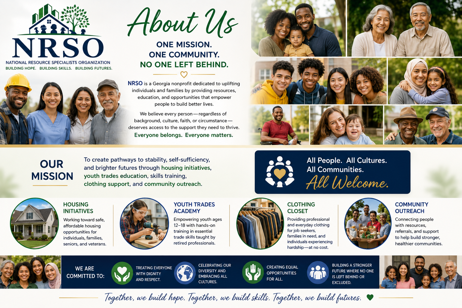 About NRSO community mission banner
